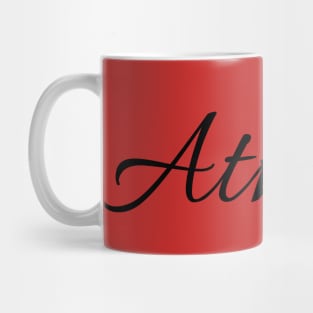 Script Atheist Shirt Mug